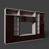 rimini living room set with brown facade with tv space (7), 217.8 cm