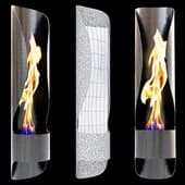 Acquaefuoco Wellness Mood TUBE fireplace