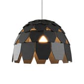 acoustic pendant lamp d500kh400mm