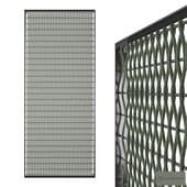 a partition made of cables 5