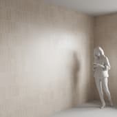 light rectangular wall tiles