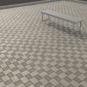 grey rectangular paving slabs
