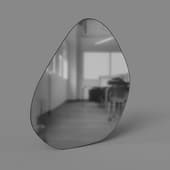 anera mirror in a black metal frame 84 x 108.5 cm