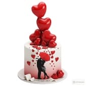 valentine's whisper cake/ "valentine's whisper" cake