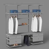 elfa men's dressing room