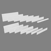 a set of baseboards from orac decor
