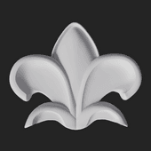 fleur-de-lis voluminous