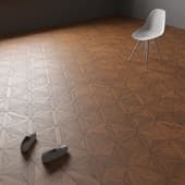 parquet with a triangle pattern
