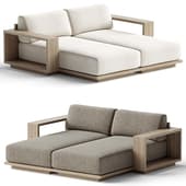 Mallorca Double-Chaise Daybed