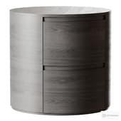 orbit bedside table by kristalia