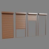 external metal-plastic shutters