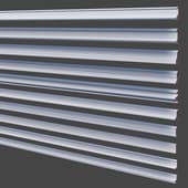 set of decorative wall moldings 120-129