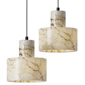 Nordic Cylindrical Alabaster Pendant Light