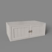 mezzanine for a wardrobe with wooden doors, art. 397a, 1000x360nx600, beige