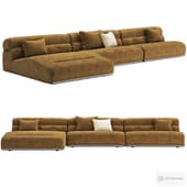 Coupe modular sofa by Minotti