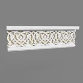 cornice with ornament with illumination