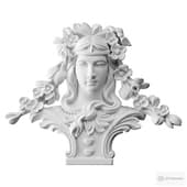Bas-relief of a bust of a woman