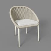 rodona dining chair - white wash