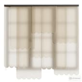 Layered Scallop Panel Curtain