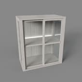 large cabinet with led backlight, art. 300 led, 700x815nx390, beige
