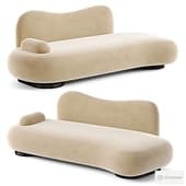 Fabric Curved Living Room Sofa