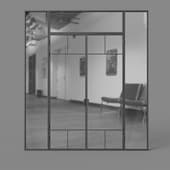 swing aluminum partition wall minoli 5