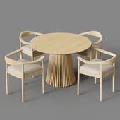 volan wood dining table 1