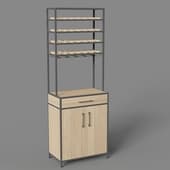 loft vincent style wine rack