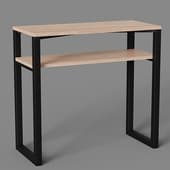 parson rack with shelf