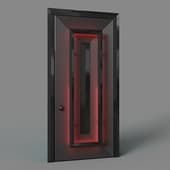 darkside entrance door (enamel, gloss)