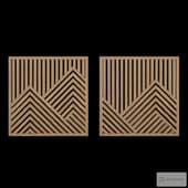 Geometric panel Wood 1-27