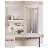 shelving with a workplace for a children's room 17