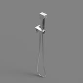 hygienic shower sturm square, chrome color