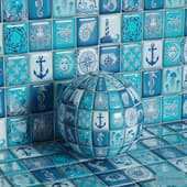 texture of the sea tile