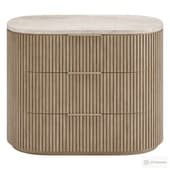 Byron Emperador Closed Nightstand