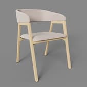 prado chair, velour velutto 17, frame gold moire