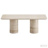 Cupola Carved Rectangular Dining Table