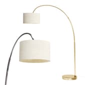 Overarching Linen Shade Floor Lamp By Westelm