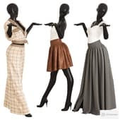 mannequins in clothes