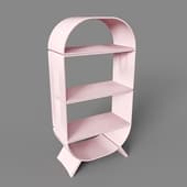 baton pink shelving