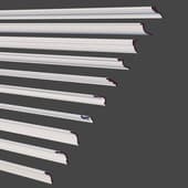 a set of ceiling moldings (cornices) — classic profiles 110-119