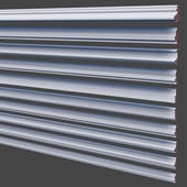set of decorative wall moldings 170-179