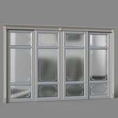 interior partition with hanging doors aristo venice collection (venice)