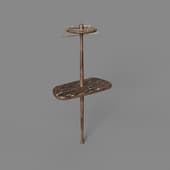 momentos bar marble emperador - walnut