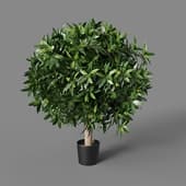 artificial plant laurel ball tree 60 cm