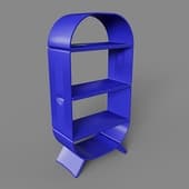 baton rack blue