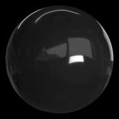Porcelain Black Glossy