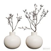 branches with buds in a vase.