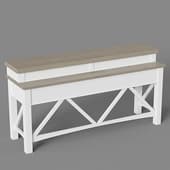 scandinavian-style bar console