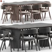 Diren chair and Ponza table